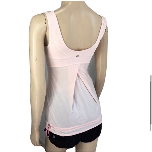 Lululemon shirt ajustable at the bottom soft pink size:2 - Picture 7 of 16